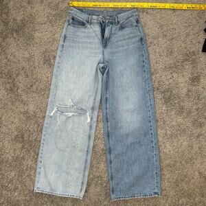 American Eagle Women's Size 10 Skater Jeans Pants Barrel Inseam 30.5